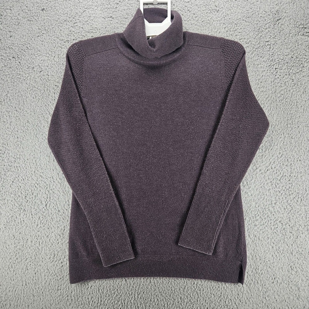 E3 by Etcetera Sweater Womens size M Wool-Blend‎ Turtle Neck Detailed Sleeve